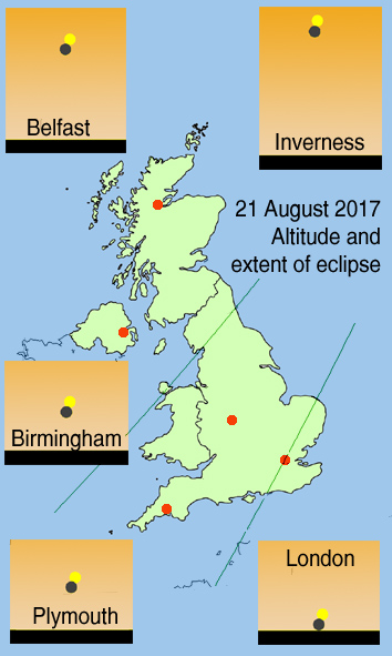 Eclipse map